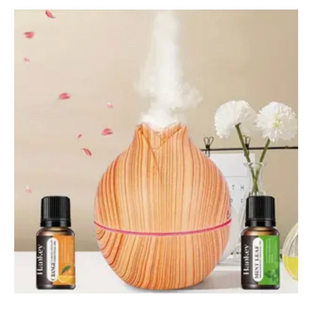 Humidifier Aromatherapy Machine With cold Fig And Night Light with 2 Bonus oils
